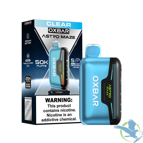 OXBAR Astro Maze 50K Puffs 14ML Disposable Device With RGB Light - Display of 5