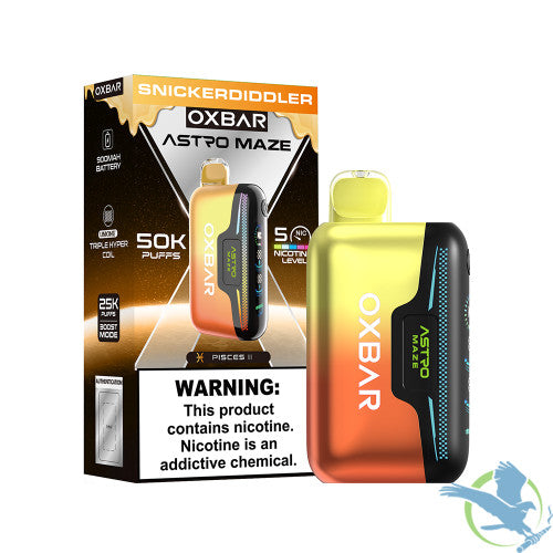 OXBAR Astro Maze 50K Puffs 14ML Disposable Device With RGB Light - Display of 5