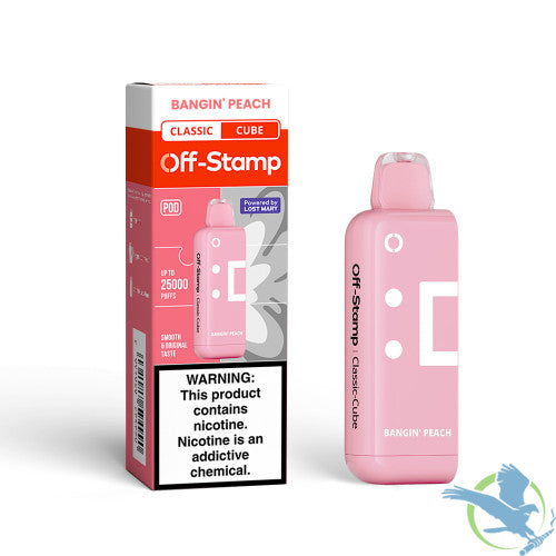 Off-Stamp Classic Cube 25K Puffs 18ML Disposable Pod Powered By LOST MARY - Display of 5