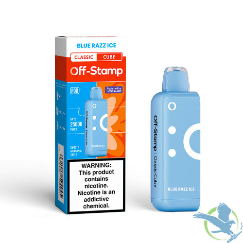 Off-Stamp Classic Cube 25K Puffs 18ML Disposable Pod Powered By LOST MARY - Display of 5