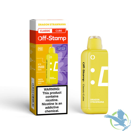 Off-Stamp Classic Cube 25K Puffs 18ML Disposable Pod Powered By LOST MARY - Display of 5