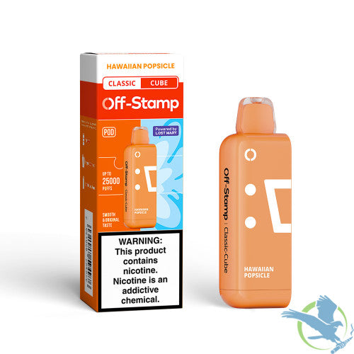 Off-Stamp Classic Cube 25K Puffs 18ML Disposable Pod Powered By LOST MARY - Display of 5