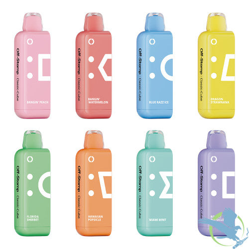 Off-Stamp Classic Cube 25K Puffs 18ML Disposable Pod Powered By LOST MARY - Display of 5