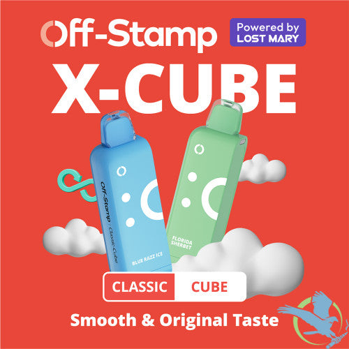 Off-Stamp Classic Cube 25K Puffs 18ML Disposable Pod Powered By LOST MARY - Display of 5