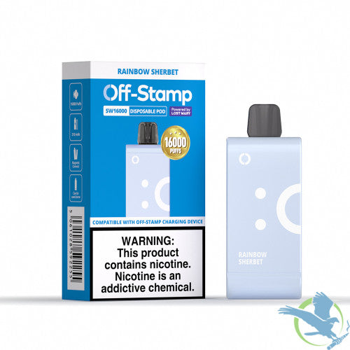 Off-Stamp SW16000 Powered By LOST MARY 17ML 16K Puffs Disposable Pod Device - Display of 5