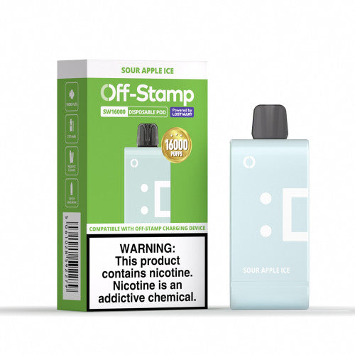 Off-Stamp SW16000 Powered By LOST MARY 17ML 16K Puffs Disposable Pod Device - Display of 5