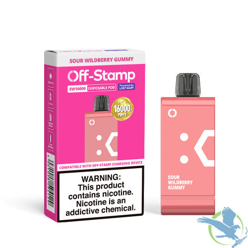 Off-Stamp SW16000 Powered By LOST MARY 17ML 16K Puffs Disposable Pod Device - Display of 5