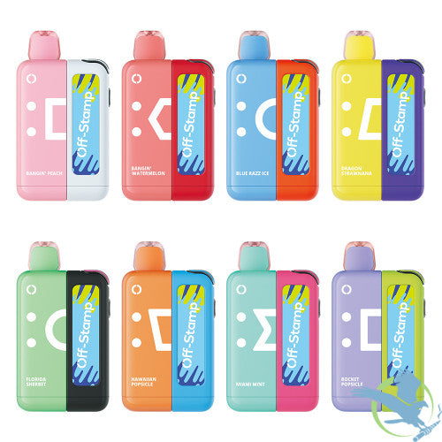 Off-Stamp X Cube Powered By LOST MARY 18ML 25K Puffs Smart Disposable Pod Kit With Interactive Animation & HD Smart Screen - Display of 5