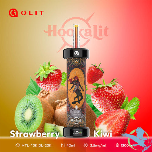 Olit HookaLit 40K Puffs 40ML Disposable Device With Dual Mode Airflow & Smart Screen - Display of 5