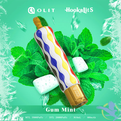 Olit HookaLit S 35K Puffs 30ML Disposable Device With Vaping Status Screen - Display of 10