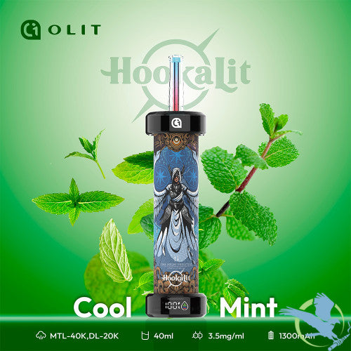 Olit HookaLit 40K Puffs 40ML Disposable Device With Dual Mode Airflow & Smart Screen - Display of 5