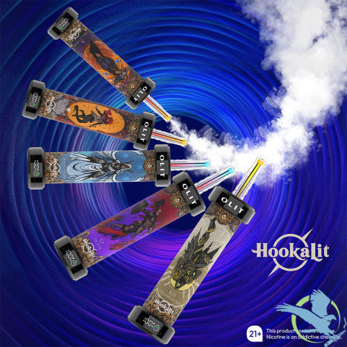 Olit HookaLit 40K Puffs 40ML Disposable Device With Dual Mode Airflow & Smart Screen - Display of 5