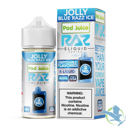 POD Juice x RAZ Series Nicotine E-Liquid 100ML