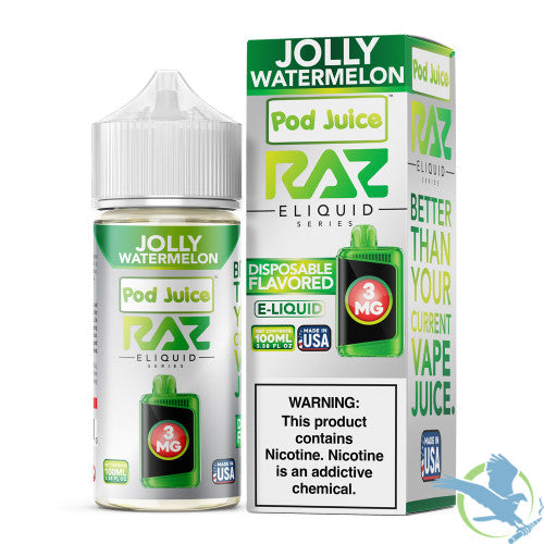 POD Juice x RAZ Series Nicotine E-Liquid 100ML