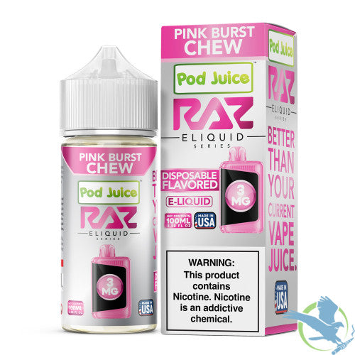 POD Juice x RAZ Series Nicotine E-Liquid 100ML