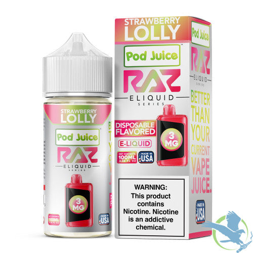 POD Juice x RAZ Series Nicotine E-Liquid 100ML