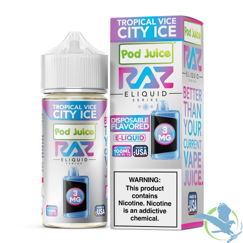 POD Juice x RAZ Series Nicotine E-Liquid 100ML