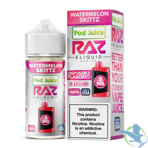 POD Juice x RAZ Series Nicotine E-Liquid 100ML