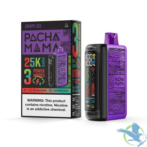 Pachamama 25K Puffs 20ML Disposable Vape Device With 3 Power Modes - Display of 5