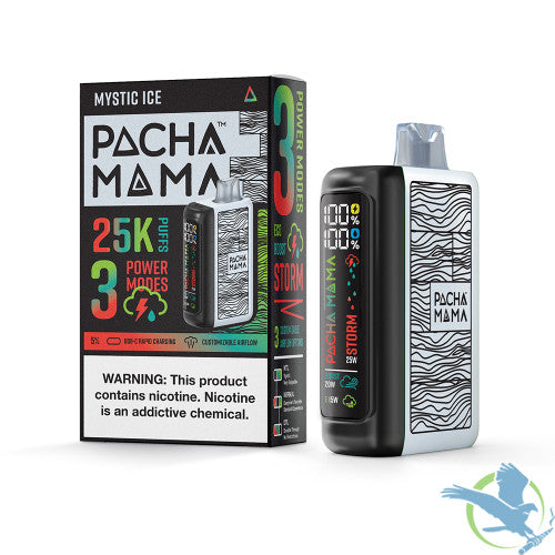 Pachamama 25K Puffs 20ML Disposable Vape Device With 3 Power Modes - Display of 5