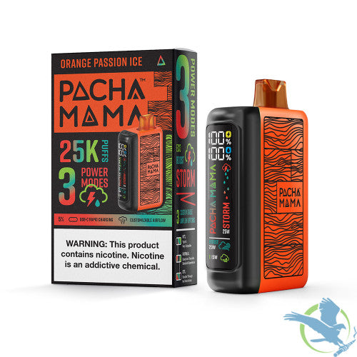 Pachamama 25K Puffs 20ML Disposable Vape Device With 3 Power Modes - Display of 5
