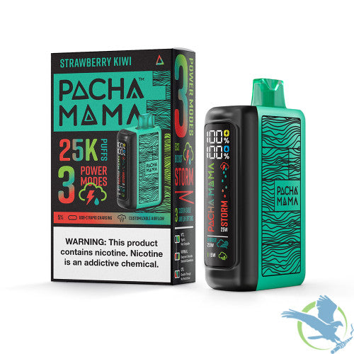 Pachamama 25K Puffs 20ML Disposable Vape Device With 3 Power Modes - Display of 5