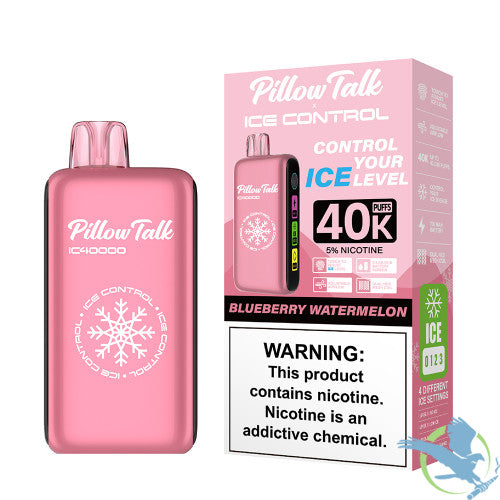 Pillow Talk Ice Control IC40000 Puffs 20ML Disposable Device With Touch To Adjust Ice Level & LED Screen - Display of 5