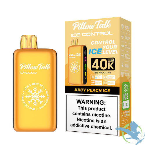 Pillow Talk Ice Control IC40000 Puffs 20ML Disposable Device With Touch To Adjust Ice Level & LED Screen - Display of 5