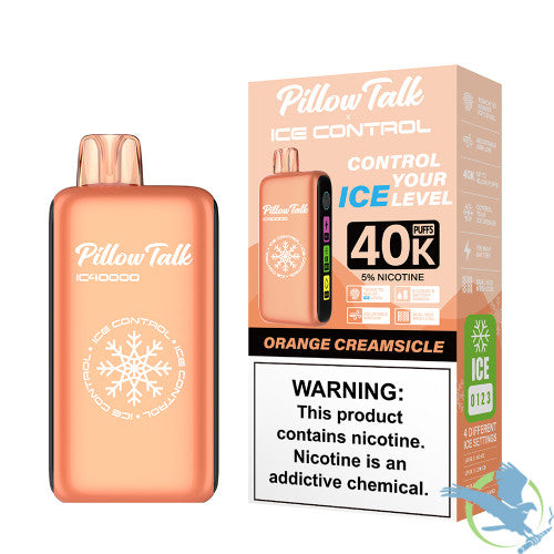 Pillow Talk Ice Control IC40000 Puffs 20ML Disposable Device With Touch To Adjust Ice Level & LED Screen - Display of 5