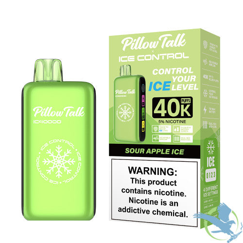 Pillow Talk Ice Control IC40000 Puffs 20ML Disposable Device With Touch To Adjust Ice Level & LED Screen - Display of 5