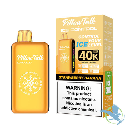 Pillow Talk Ice Control IC40000 Puffs 20ML Disposable Device With Touch To Adjust Ice Level & LED Screen - Display of 5