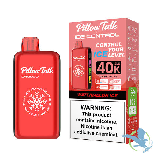 Pillow Talk Ice Control IC40000 Puffs 20ML Disposable Device With Touch To Adjust Ice Level & LED Screen - Display of 5