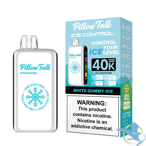 Pillow Talk Ice Control IC40000 Puffs 20ML Disposable Device With Touch To Adjust Ice Level & LED Screen - Display of 5