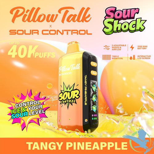 Pillow Talk Sour Control SC40000 Puffs 20ML Disposable Device With Ice & Sour Control - Display of 5