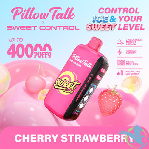 Pillow Talk Sweet Control SC40000 Puffs 20ML Disposable Device With Ice & Sweet Control - Display of 5