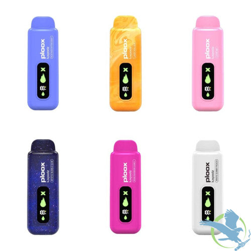 Ploox X By Luxpodz 15K Puffs 16ML Disposable Pod Device With Digital Screen - Display of 5