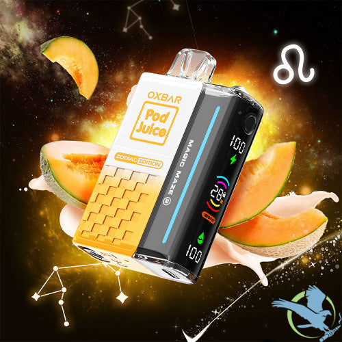 Pod Juice x OXBAR Magic Maze 2.0 Zodiac Edition 30K Puffs 13ML Disposable Vape Device With Mega Screen - Display of 5