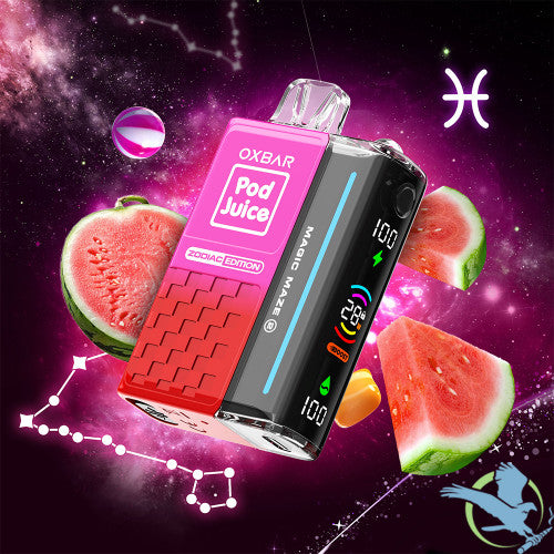 Pod Juice x OXBAR Magic Maze 2.0 Zodiac Edition 30K Puffs 13ML Disposable Vape Device With Mega Screen - Display of 5