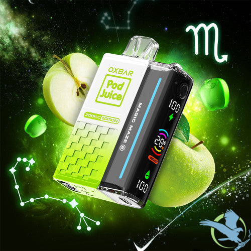 Pod Juice x OXBAR Magic Maze 2.0 Zodiac Edition 30K Puffs 13ML Disposable Vape Device With Mega Screen - Display of 5