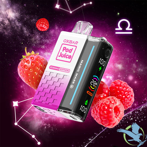 Pod Juice x OXBAR Magic Maze 2.0 Zodiac Edition 30K Puffs 13ML Disposable Vape Device With Mega Screen - Display of 5