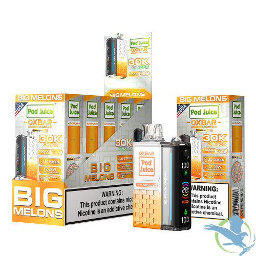 Pod Juice x OXBAR Magic Maze 2.0 Zodiac Edition 30K Puffs 13ML Disposable Vape Device With Mega Screen - Display of 5