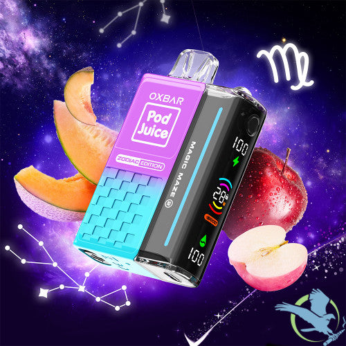 Pod Juice x OXBAR Magic Maze 2.0 Zodiac Edition 30K Puffs 13ML Disposable Vape Device With Mega Screen - Display of 5