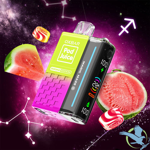 Pod Juice x OXBAR Magic Maze 2.0 Zodiac Edition 30K Puffs 13ML Disposable Vape Device With Mega Screen - Display of 5
