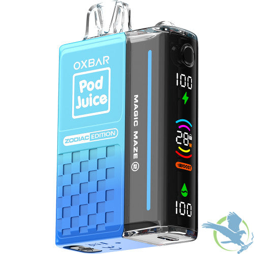 Pod Juice x OXBAR Magic Maze 2.0 Zodiac Edition 30K Puffs 13ML Disposable Vape Device With Mega Screen - Display of 5