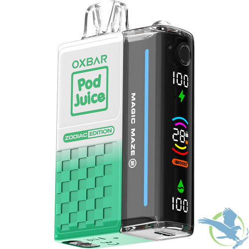 Pod Juice x OXBAR Magic Maze 2.0 Zodiac Edition 30K Puffs 13ML Disposable Vape Device With Mega Screen - Display of 5