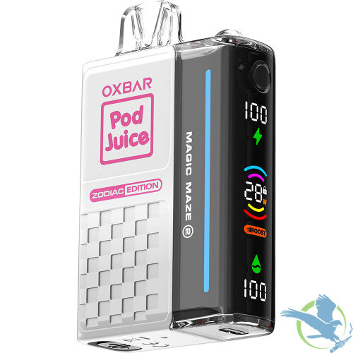 Pod Juice x OXBAR Magic Maze 2.0 Zodiac Edition 30K Puffs 13ML Disposable Vape Device With Mega Screen - Display of 5