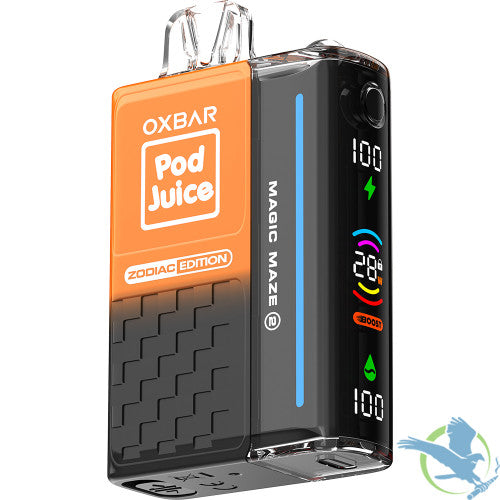 Pod Juice x OXBAR Magic Maze 2.0 Zodiac Edition 30K Puffs 13ML Disposable Vape Device With Mega Screen - Display of 5