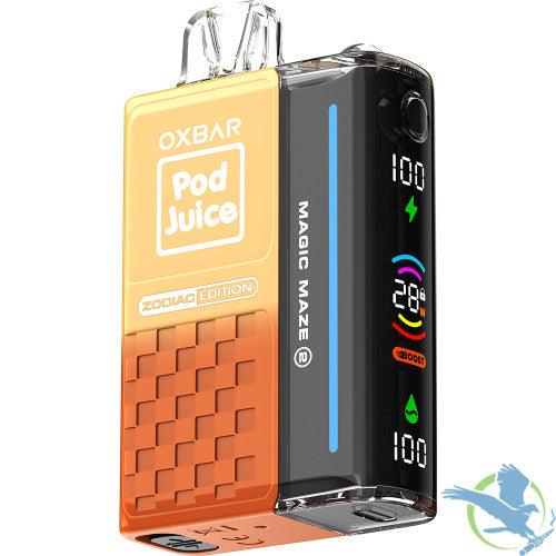 Pod Juice x OXBAR Magic Maze 2.0 Zodiac Edition 30K Puffs 13ML Disposable Vape Device With Mega Screen - Display of 5