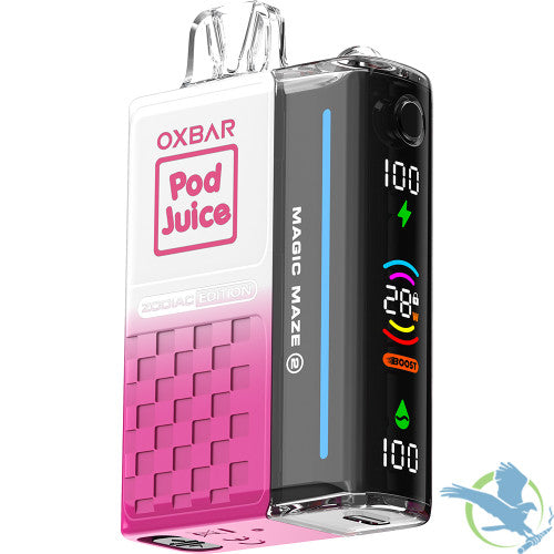 Pod Juice x OXBAR Magic Maze 2.0 Zodiac Edition 30K Puffs 13ML Disposable Vape Device With Mega Screen - Display of 5