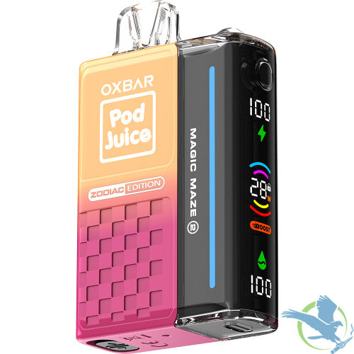 Pod Juice x OXBAR Magic Maze 2.0 Zodiac Edition 30K Puffs 13ML Disposable Vape Device With Mega Screen - Display of 5